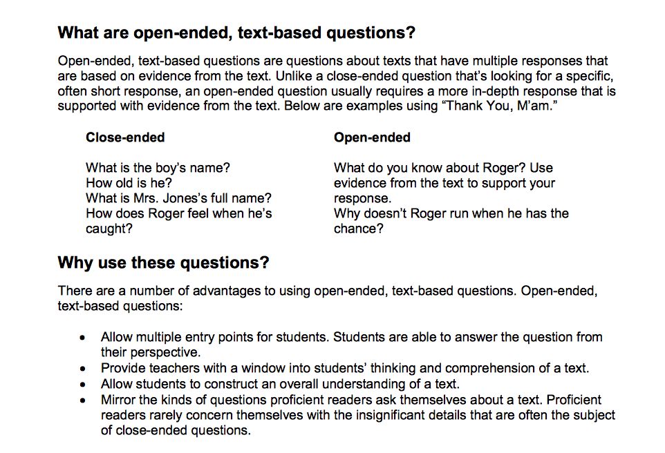 Question of the Day l Open Ended Questions - Classful
